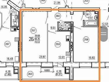 77,5 м², 2-комнатная квартира 6 744 240 ₽ - изображение 38