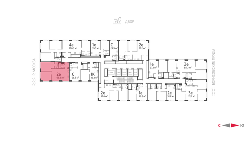 66,2 м², 2-комнатная квартира 27 970 560 ₽ - изображение 33