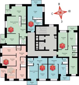 64,9 м², 3-комнатная квартира 5 100 000 ₽ - изображение 115