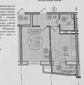 Квартира 35,8 м², 1-комнатная - изображение 2