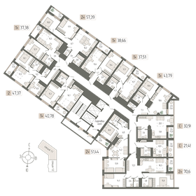 106 м², 3-комнатная квартира 15 450 000 ₽ - изображение 49