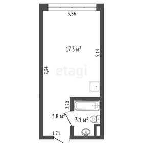 24,7 м², квартира-студия 4 380 000 ₽ - изображение 47