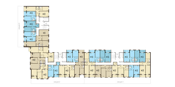 71,4 м², 2-комнатная квартира 5 976 500 ₽ - изображение 46