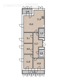 120 м², 5-комнатная квартира 23 000 000 ₽ - изображение 51