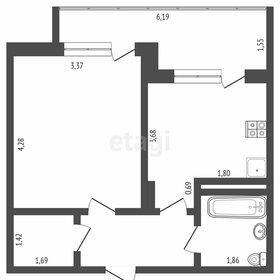 43 м², 1-комнатная квартира 8 300 000 ₽ - изображение 23