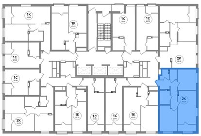 Квартира 67,5 м², 2-комнатная - изображение 2