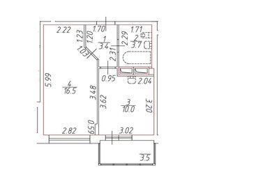 36 м², 1-комнатная квартира 6 750 000 ₽ - изображение 57