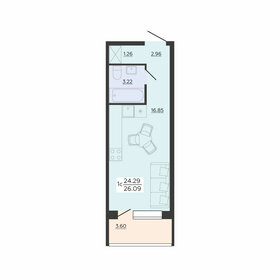 31 м², 1-комнатная квартира 3 150 000 ₽ - изображение 71