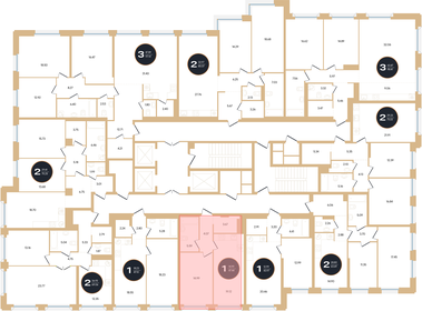 60,8 м², 1-комнатные апартаменты 11 990 000 ₽ - изображение 2