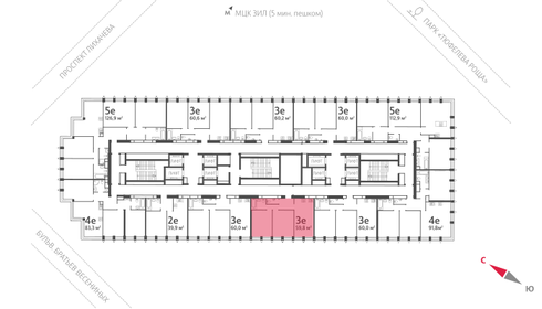 60,5 м², 2-комнатная квартира 31 628 190 ₽ - изображение 47