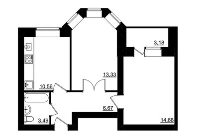 46,1 м², 2-комнатная квартира 4 799 999 ₽ - изображение 73
