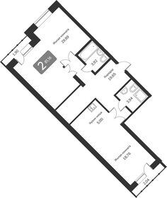 Квартира 81,2 м², 3-комнатная - изображение 1