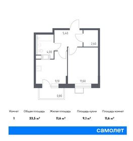 33,5 м², квартира-студия 7 412 842 ₽ - изображение 6