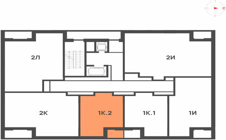 Квартира 39,9 м², 1-комнатная - изображение 2