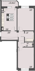 66,8 м², 2-комнатная квартира 9 726 080 ₽ - изображение 20
