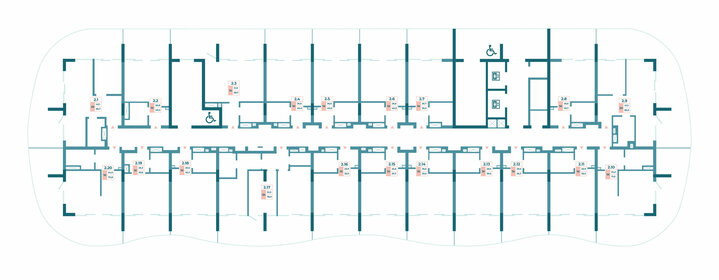 72,3 м², 2-комнатные апартаменты 16 235 864 ₽ - изображение 50