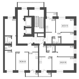Квартира 53,8 м², 2-комнатная - изображение 1