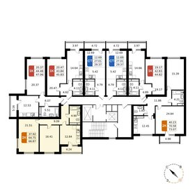 80 м², 3-комнатная квартира 13 500 000 ₽ - изображение 95