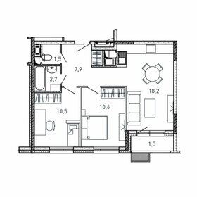 70,1 м², 3-комнатная квартира 6 300 000 ₽ - изображение 70