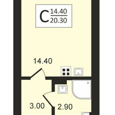 Квартира 20,3 м², студия - изображение 2