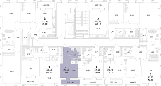 22,9 м², квартира-студия 5 950 941 ₽ - изображение 19