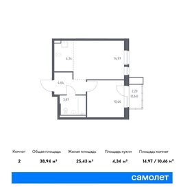 38 м², 1-комнатная квартира 7 100 000 ₽ - изображение 43