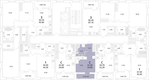 22,9 м², квартира-студия 5 950 941 ₽ - изображение 33