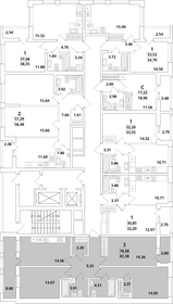 111,1 м², 3-комнатная квартира 25 550 000 ₽ - изображение 128