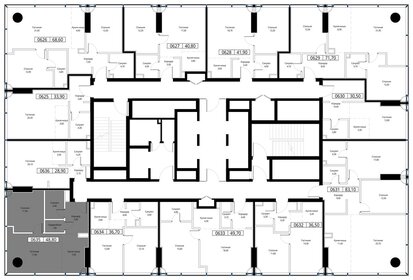 44,3 м², 1-комнатные апартаменты 35 000 000 ₽ - изображение 132
