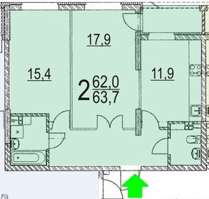 60 м², 2-комнатная квартира 40 000 ₽ в месяц - изображение 57