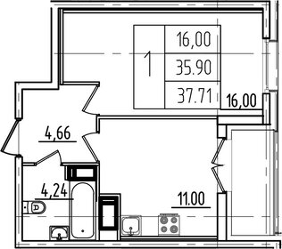 25,5 м², квартира-студия 8 500 000 ₽ - изображение 94