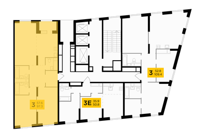 98,2 м², 3-комнатная квартира 45 930 032 ₽ - изображение 29