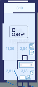 Квартира 22,6 м², студия - изображение 1