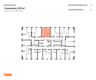 35,8 м², 1-комнатная квартира 7 850 000 ₽ - изображение 83