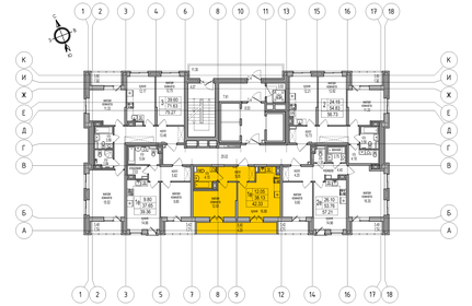 38,1 м², 1-комнатная квартира 9 134 814 ₽ - изображение 12