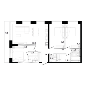 167 м², 4-комнатная квартира 87 000 000 ₽ - изображение 113