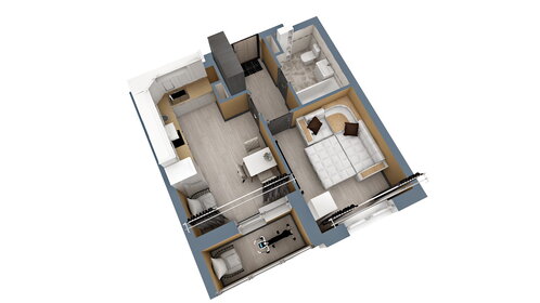 32,8 м², 1-комнатная квартира 3 790 000 ₽ - изображение 58