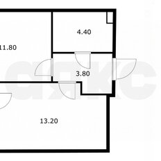 Квартира 34,8 м², 1-комнатная - изображение 4