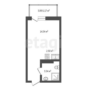 Квартира 21,8 м², студия - изображение 1