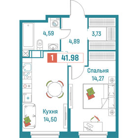 42,2 м², 1-комнатная квартира 7 467 630 ₽ - изображение 10