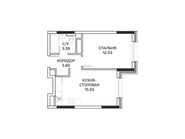 37,7 м², 1-комнатные апартаменты 8 125 760 ₽ - изображение 29