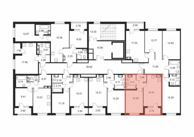 Квартира 36,5 м², 1-комнатная - изображение 2