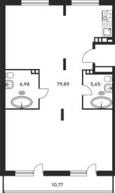 Квартира 95,4 м², 3-комнатная - изображение 1