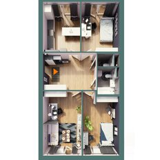 Квартира 93,3 м², 3-комнатная - изображение 3