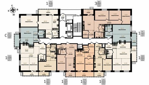 66,5 м², 2-комнатная квартира 11 573 500 ₽ - изображение 19