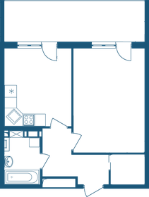 58,8 м², 1-комнатные апартаменты 21 394 340 ₽ - изображение 20