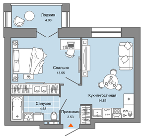 41 м², 2-комнатная квартира 6 028 776 ₽ - изображение 32