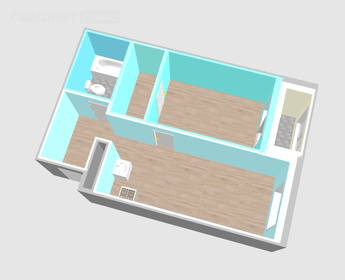 65,8 м², 1-комнатная квартира 8 950 000 ₽ - изображение 113