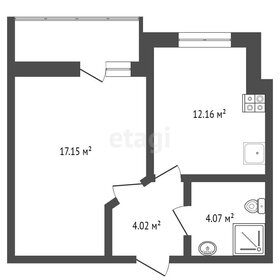 Квартира 32,2 м², 1-комнатная - изображение 4