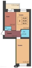 63 м², 3-комнатная квартира 3 800 000 ₽ - изображение 146